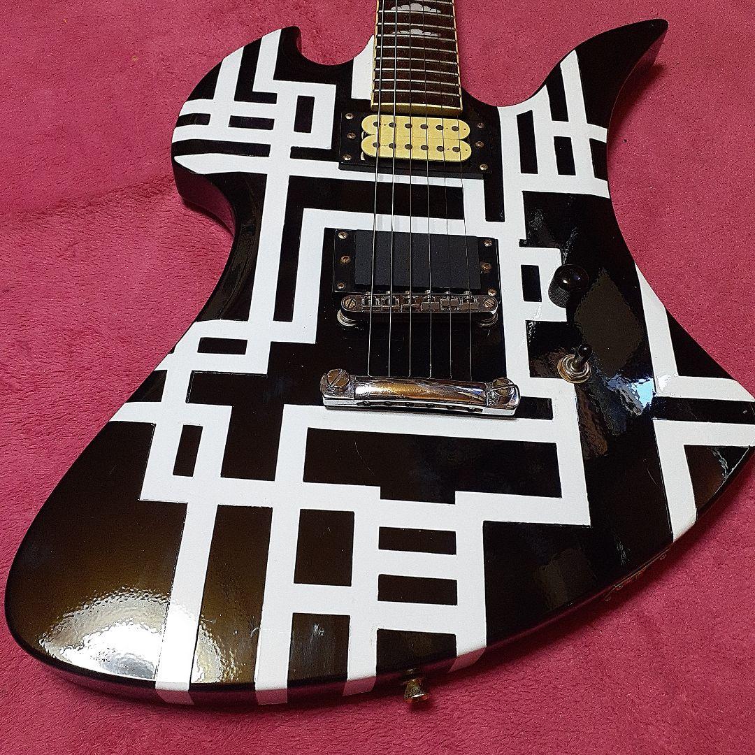 【良・美品】Gラインペイント・hide/布袋モデル。モッキンバードエレキギター。