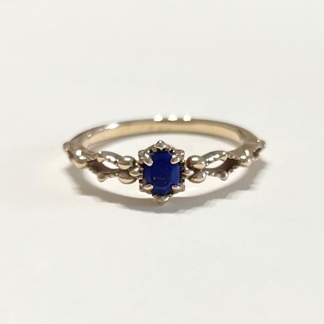 【NOJESS】ノジェス K10 リング ラピスラズリ 1号 ピンキーリング