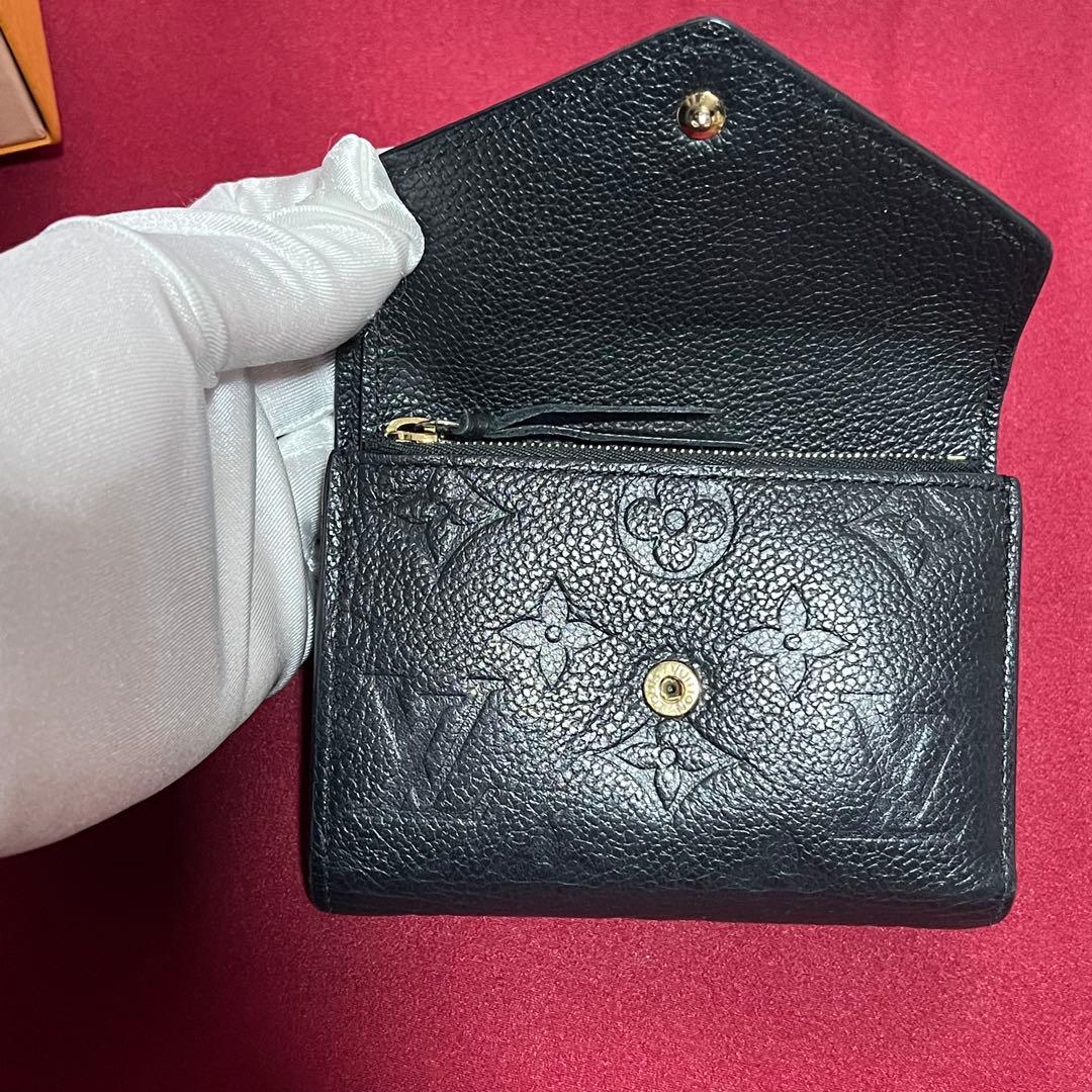 LOUIS VUITTON モノグラム　財布　ポルトフォイユ　ヴィクトリーヌ　黒