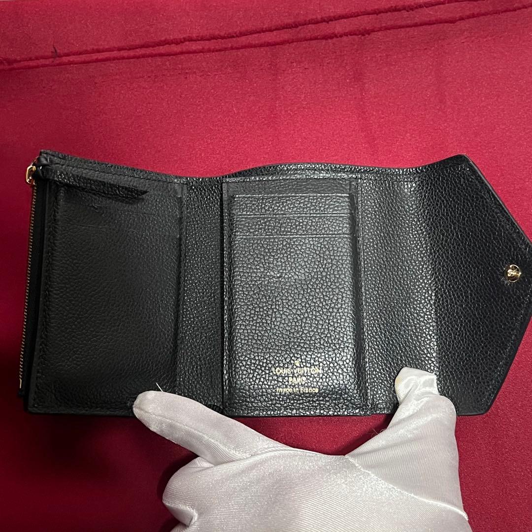 LOUIS VUITTON モノグラム　財布　ポルトフォイユ　ヴィクトリーヌ　黒