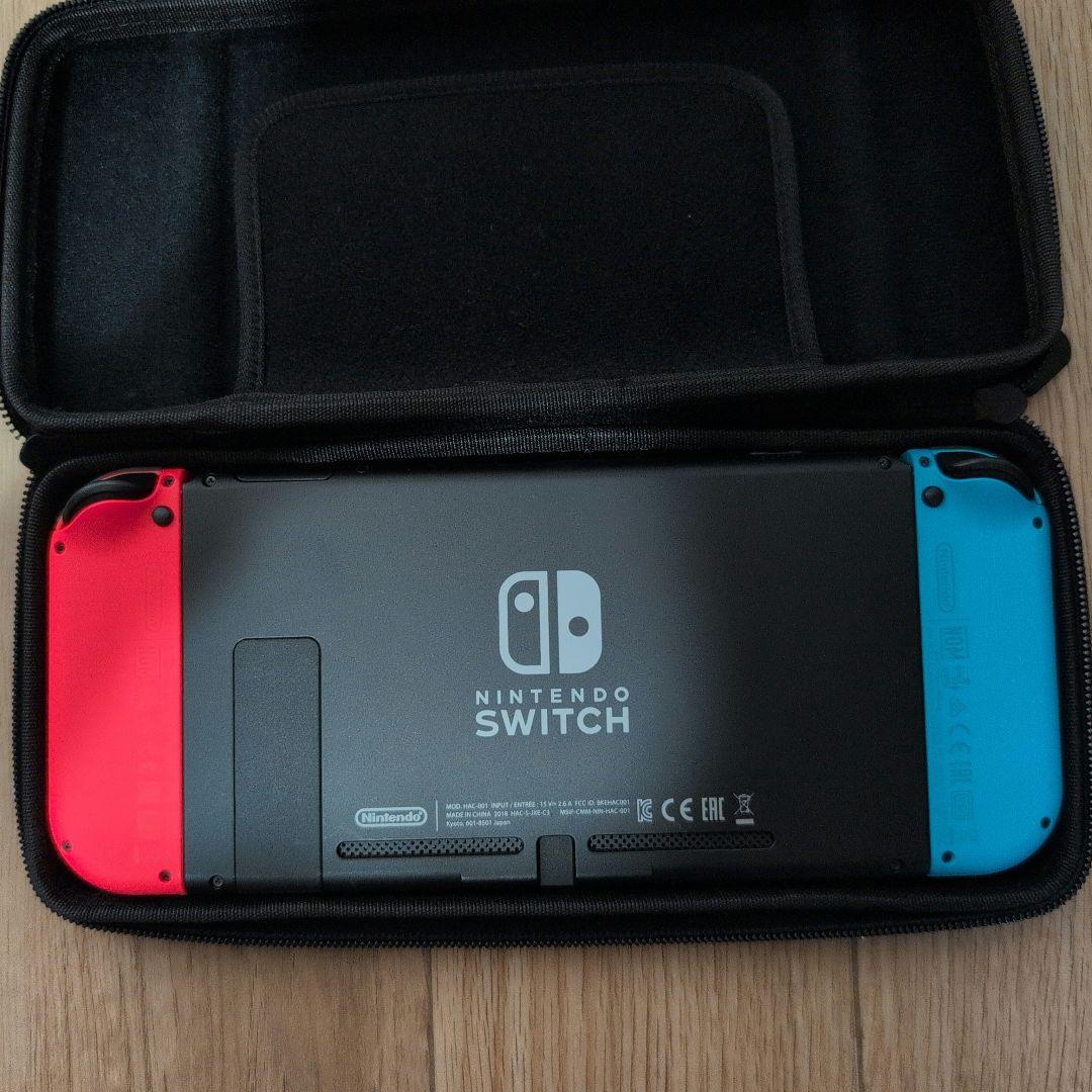 ニンテンドースイッチ ネオンブルー/ネオンレッド 箱無し、HDMIケーブルなし