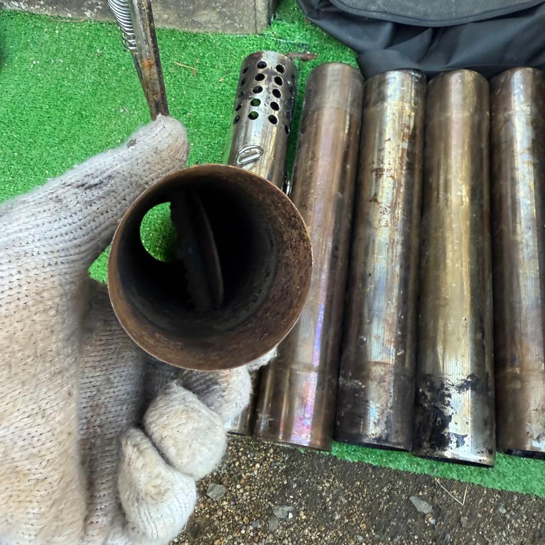 中古 VASTLAND ヴァストランド 薪ストーブ キャンプ 黒 ブラック