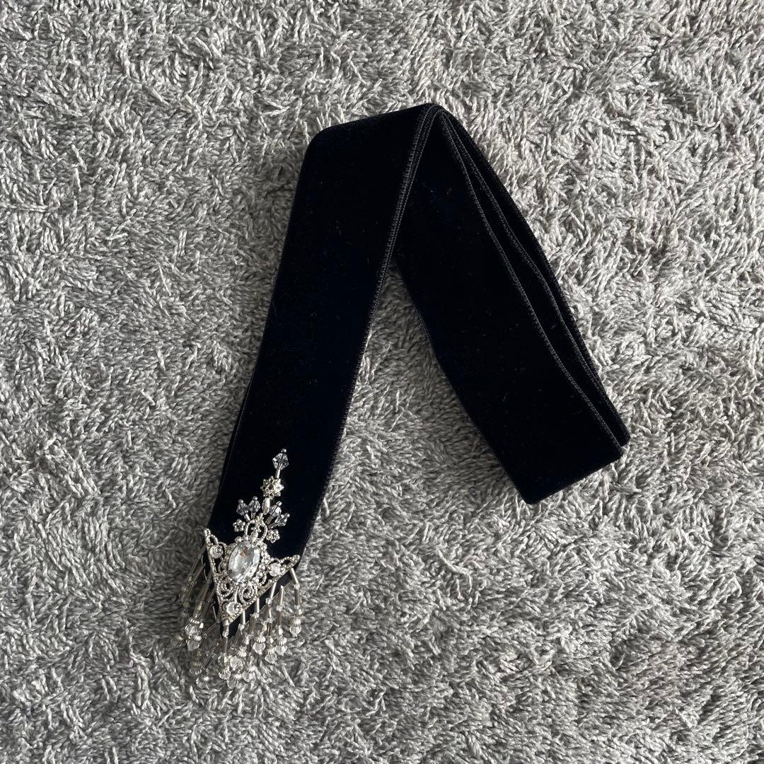 タナカダイスケ　ベルベットリボン　ブラック