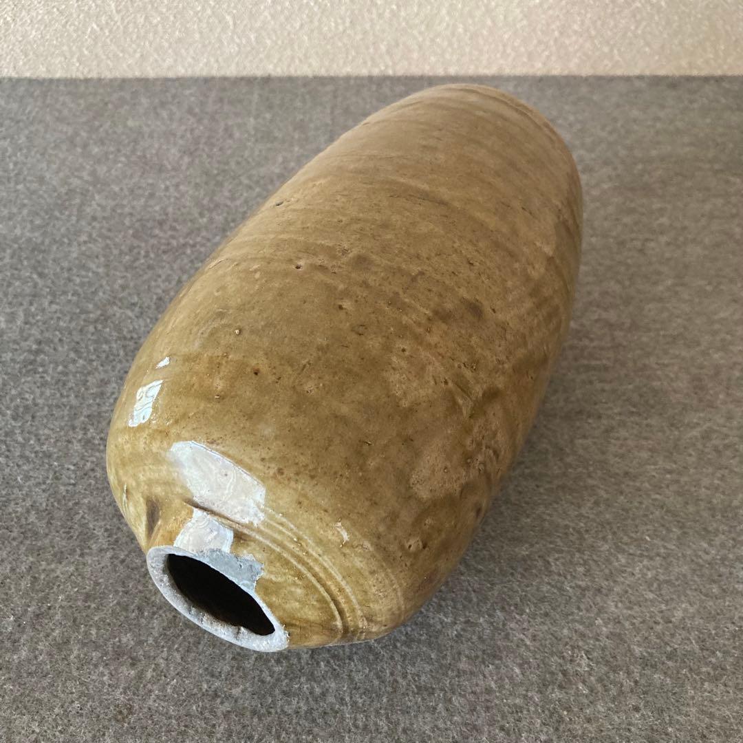 美濃　古陶　骨董　古美術　瓶　蓋付　灰釉　古窯　埋蔵文化財　発掘　出土　陶器
