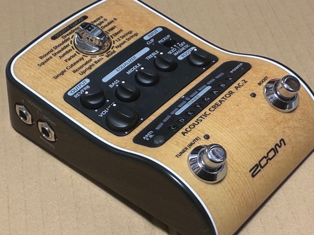ZOOM AC-2 アコースティックエフェクター 中古　動作品