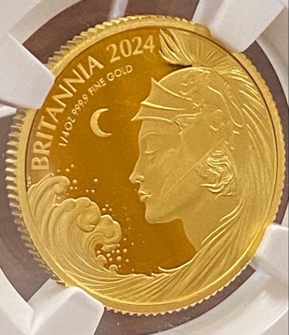 ☆のんちゃん☆2024イギリス ブリタニア プルーフ1/4 オンス