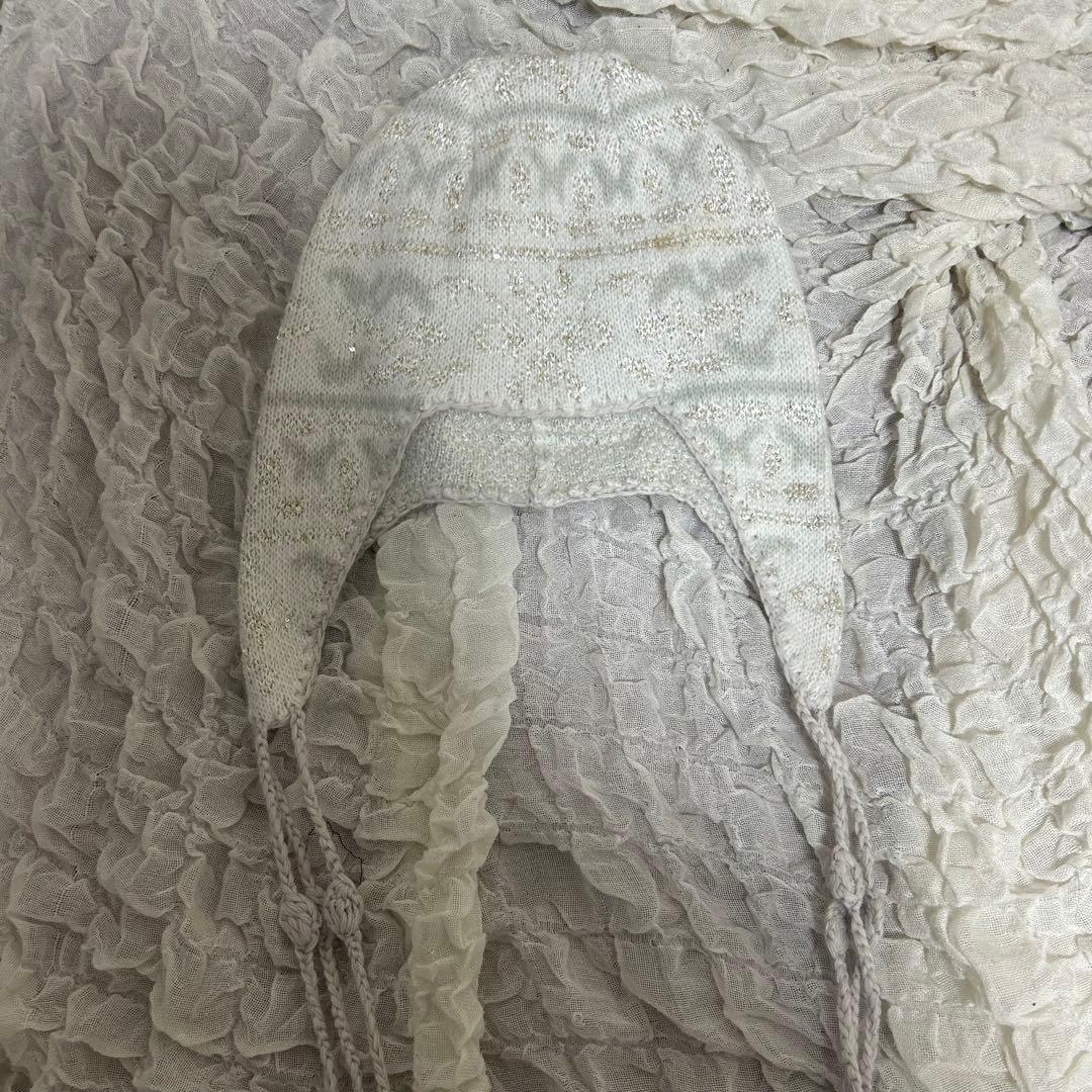 sculptorシークインノルディックイヤーフラップビーニー