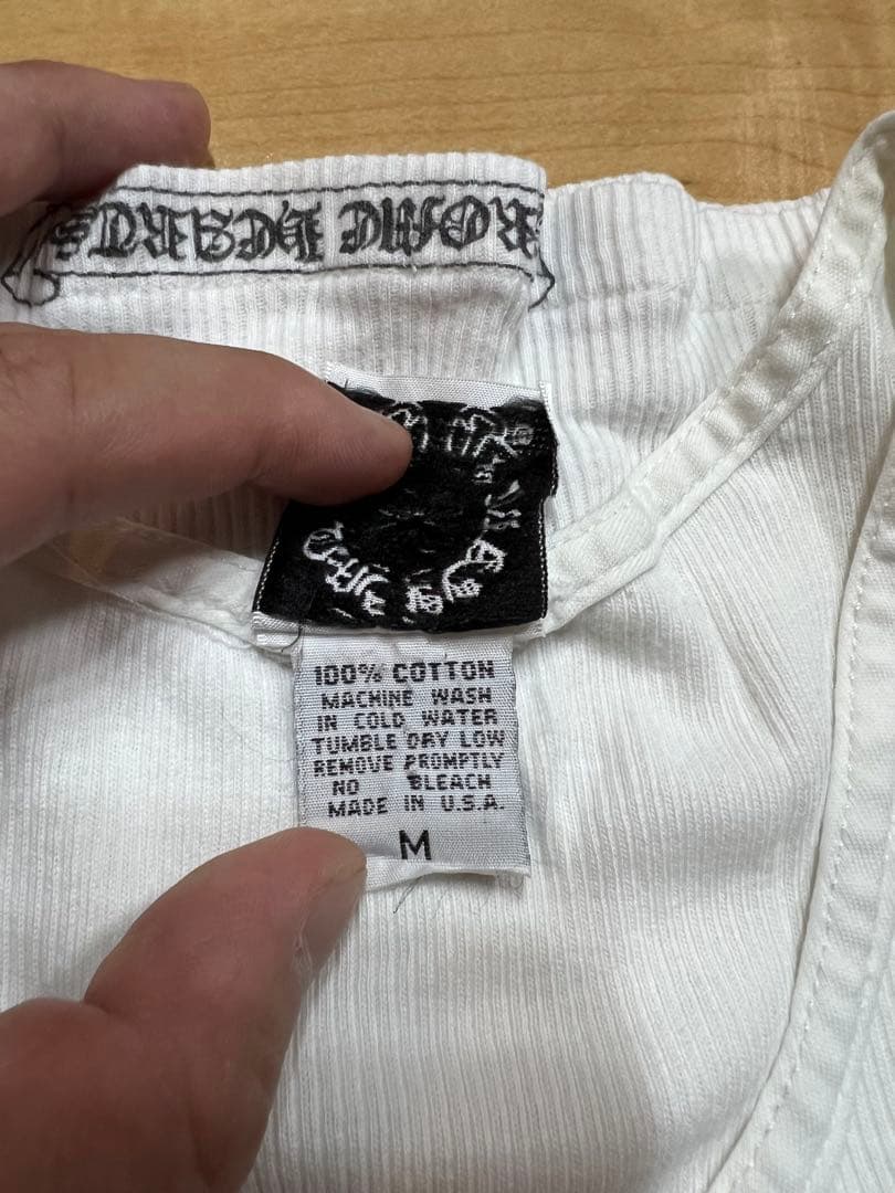 初期Chrome Hearts タンクトップ希少レア　ローリングストーンズコラボ