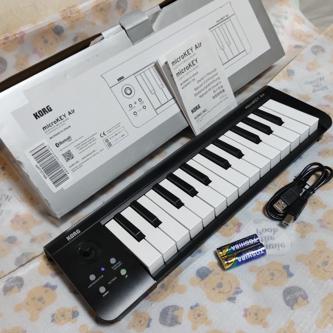 KORG・microKEY25 Air・Bluetooth MIDI キーボード