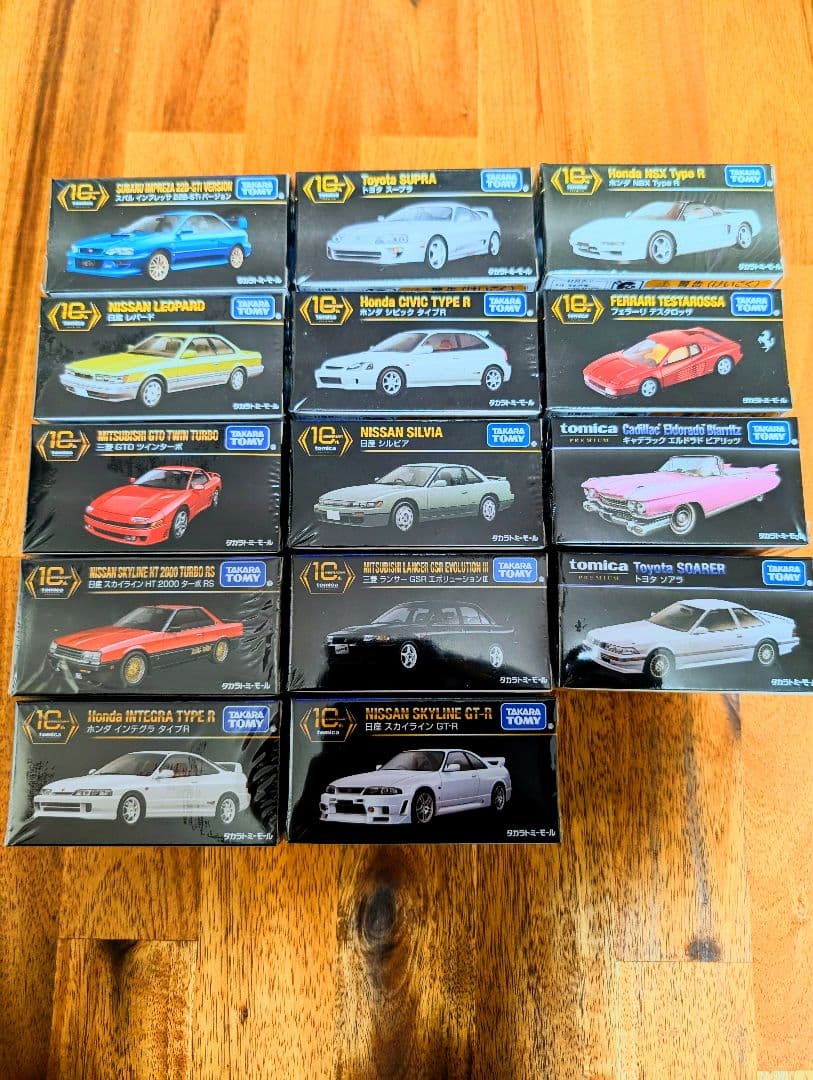 トミカプレミアム　10周年復刻版　未開封全14種コンプリートセット