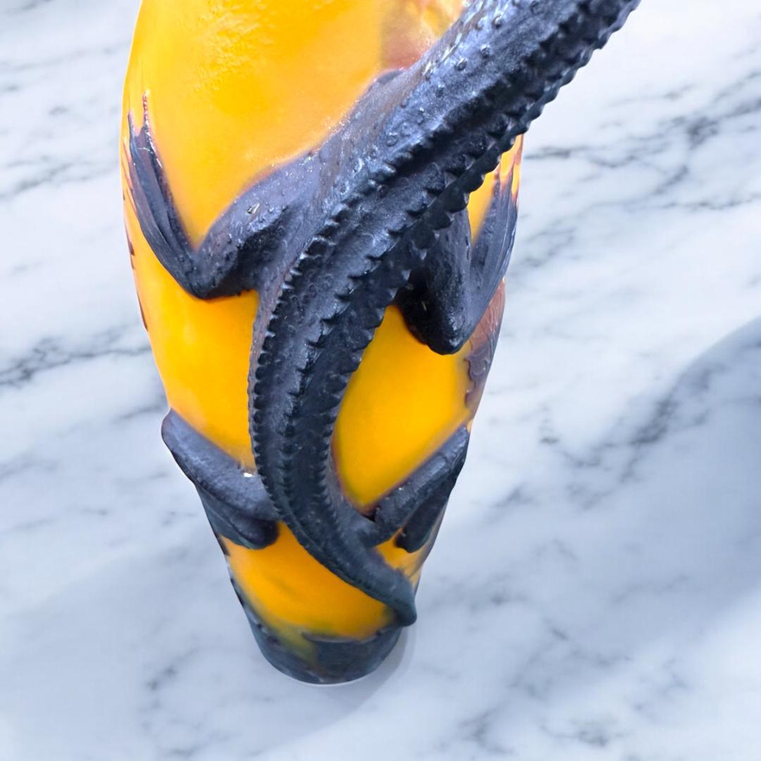 高さ30㎝【希少】エミールガレ風　レプリカ　水差し　花瓶