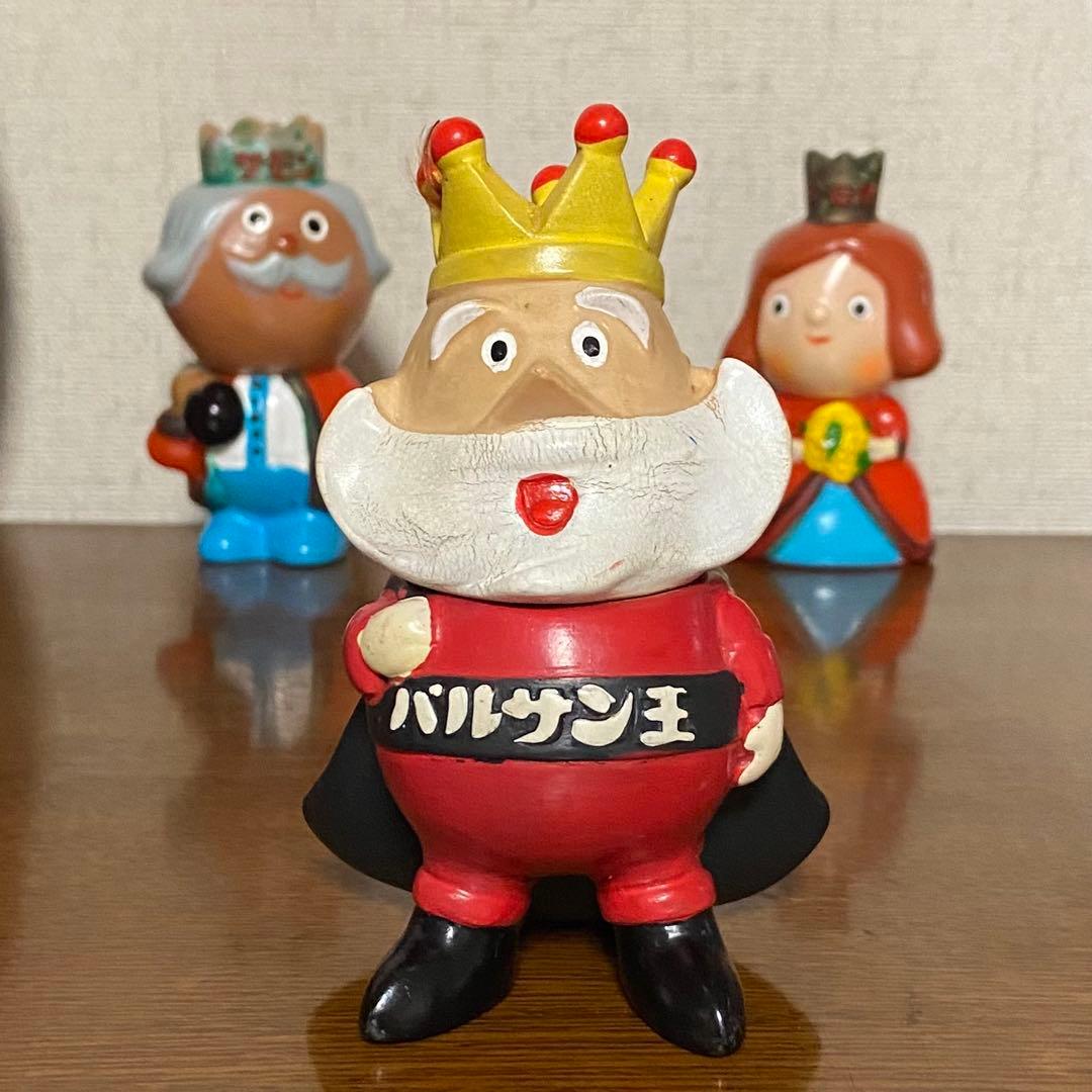 希少　バルサン王　ソフビ　貯金箱　昭和レトロ　当時物　ノベルティ