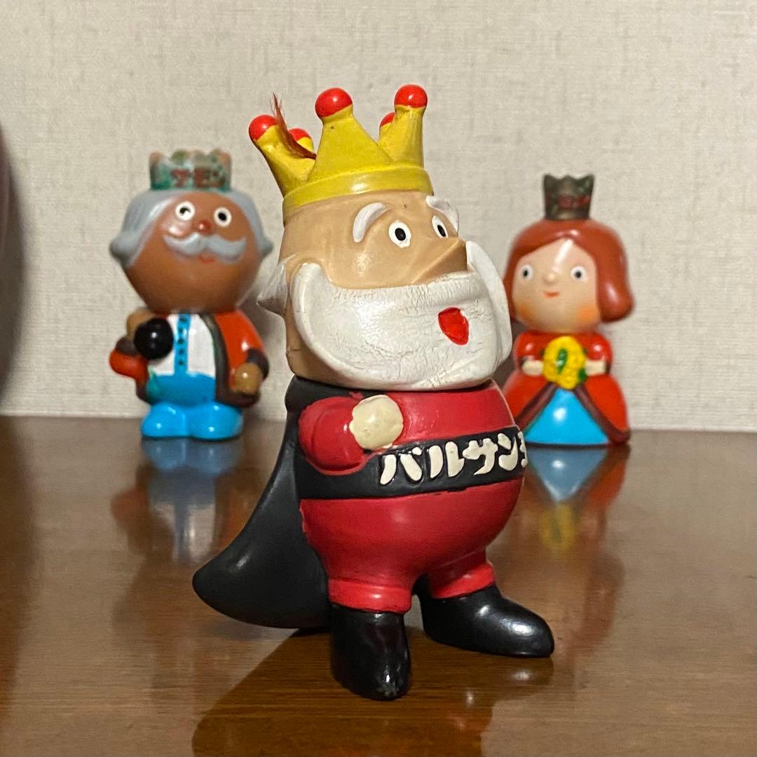 希少　バルサン王　ソフビ　貯金箱　昭和レトロ　当時物　ノベルティ