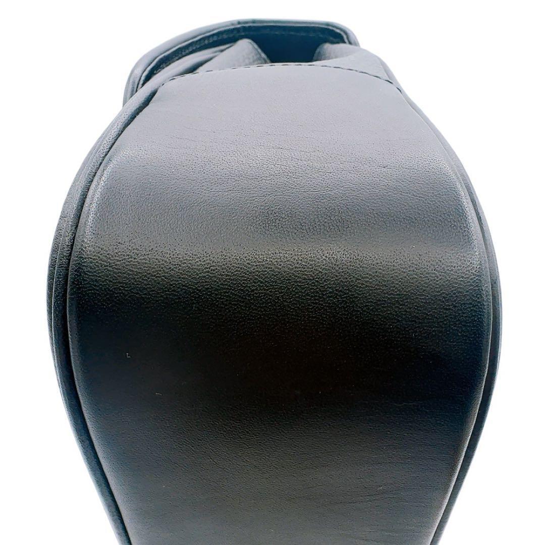 良品✨バーバリー ハンドバッグ レザー 革 ブラック ノバチェック フォーマル