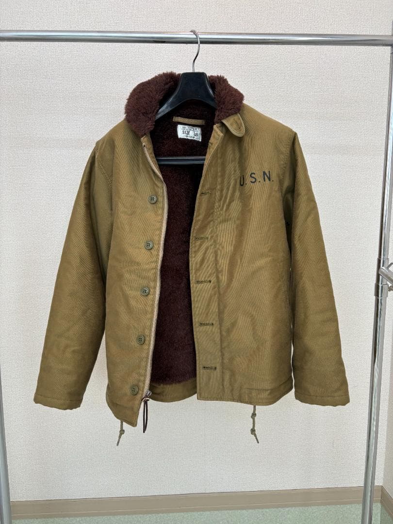 HOUSTON ヒューストン アルパカ N-1 デッキジャケット 38