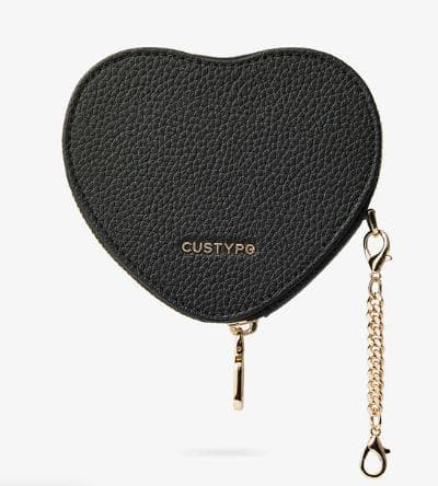 【iPhone 13 Pro 用】CUSTYPE ハートデザインキット ブラック