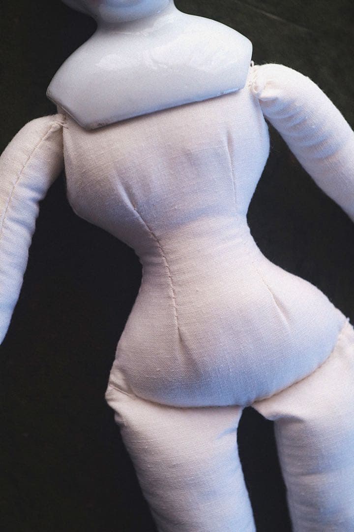 アンティーク チャイナヘッドドール ビスクドール アンティークドール