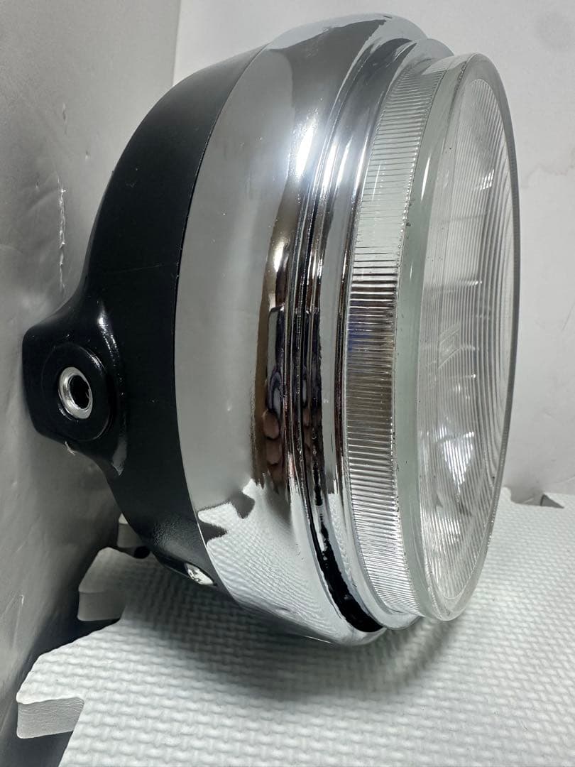 程度良好/当時物FET極東凹みレンズヘッドライト/検索シビエCIBIEマーシャル