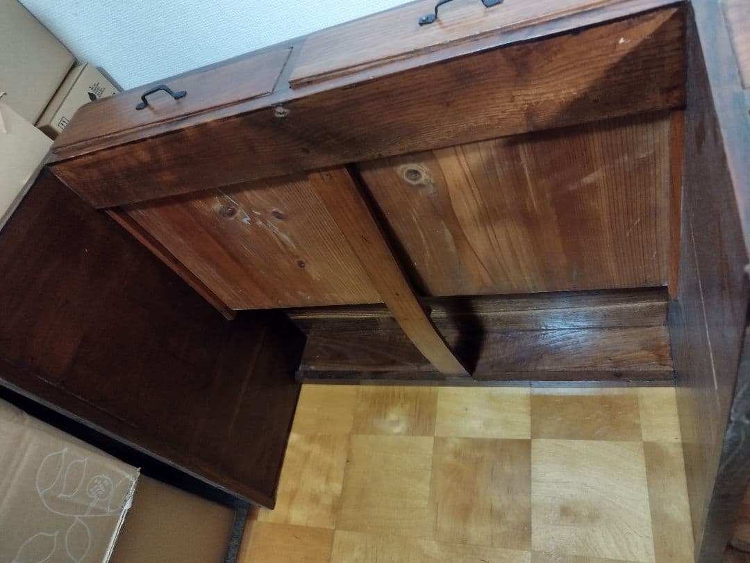 昭和レトロな木製文机 座卓