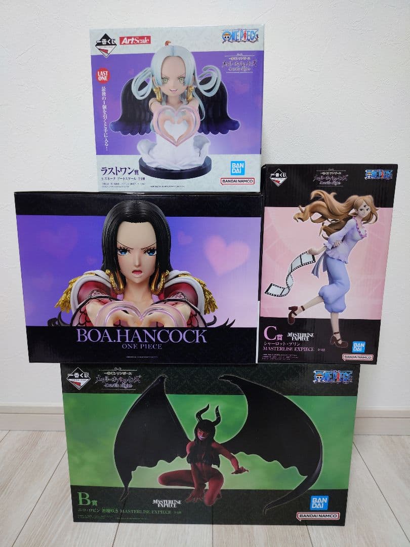 一番くじ ワンピース メモリーオブヒロインズ フィギュア4種 セット売り