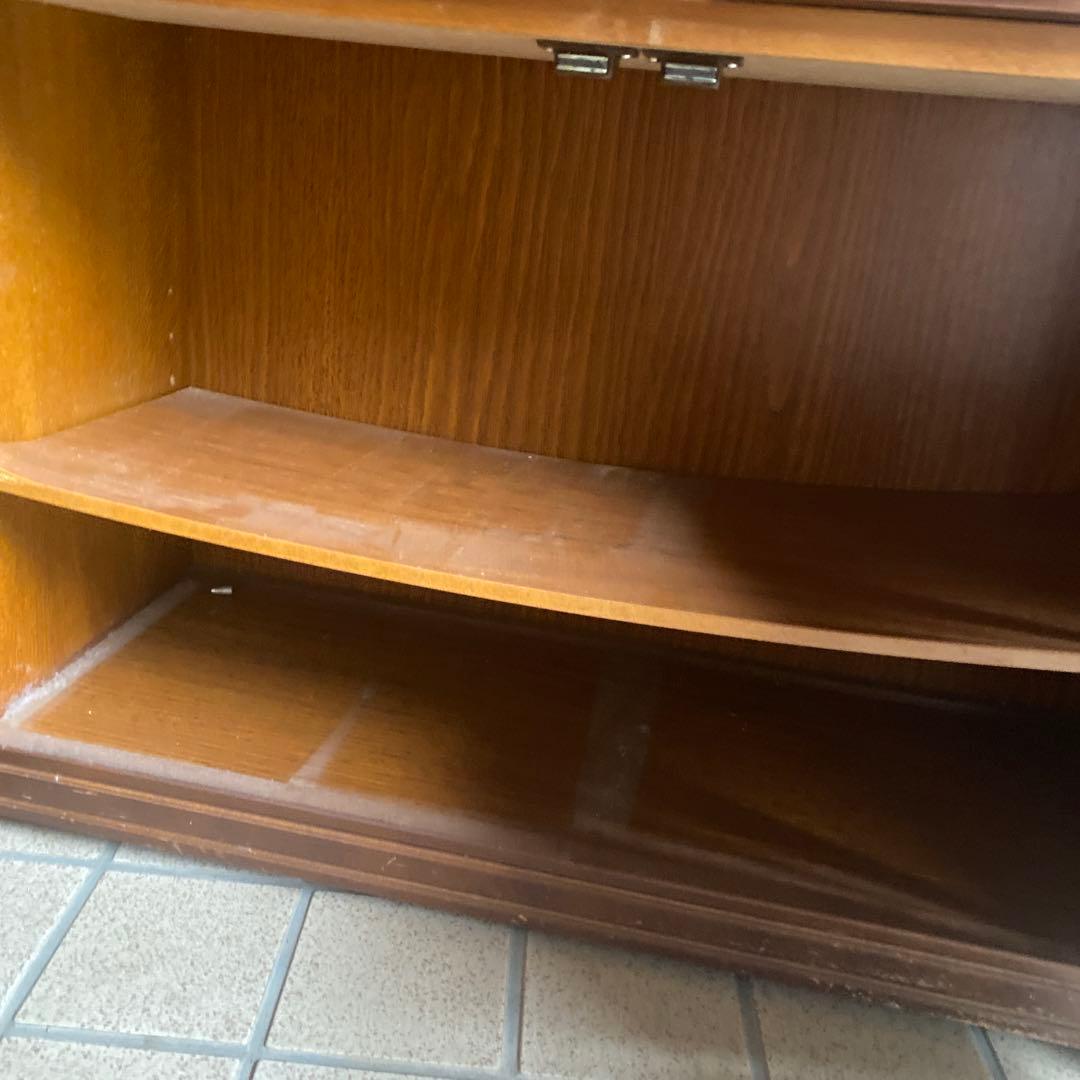 昭和レトロ　アンティーク調　木製キャビネット 幅約70cm 洋風　カリモク