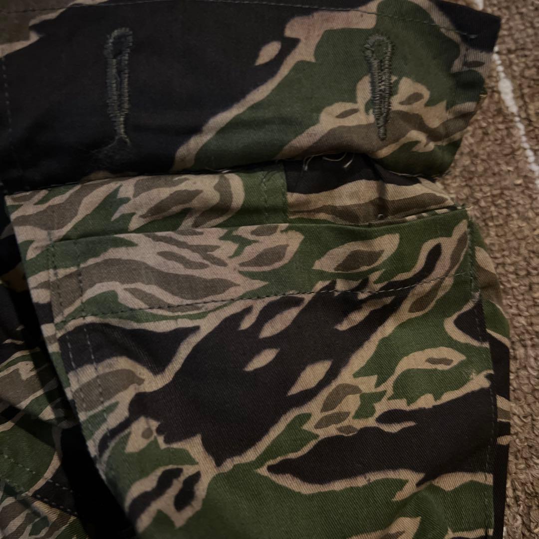 60S ベトナム戦　実物　タイガーストライプ　パンツ　ビンテージ　ミリタリー