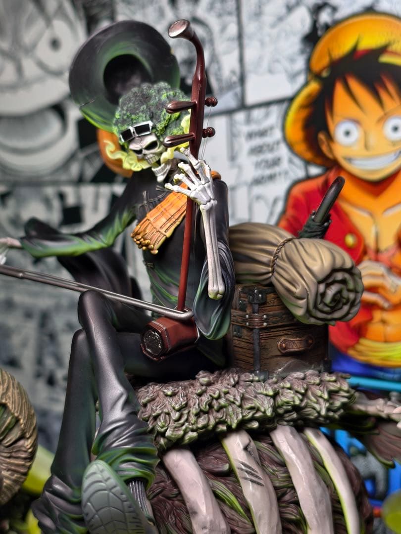 ワンピース ブルック 模界霧都 スタチュー フィギュア 即日発送　実物写真