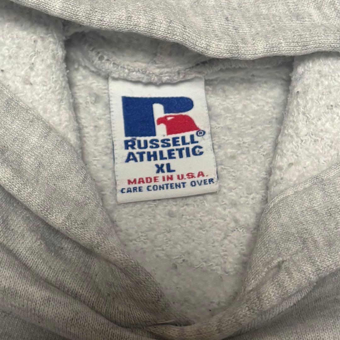Russell athletic パーカー　フーディ　グレー　90年代
