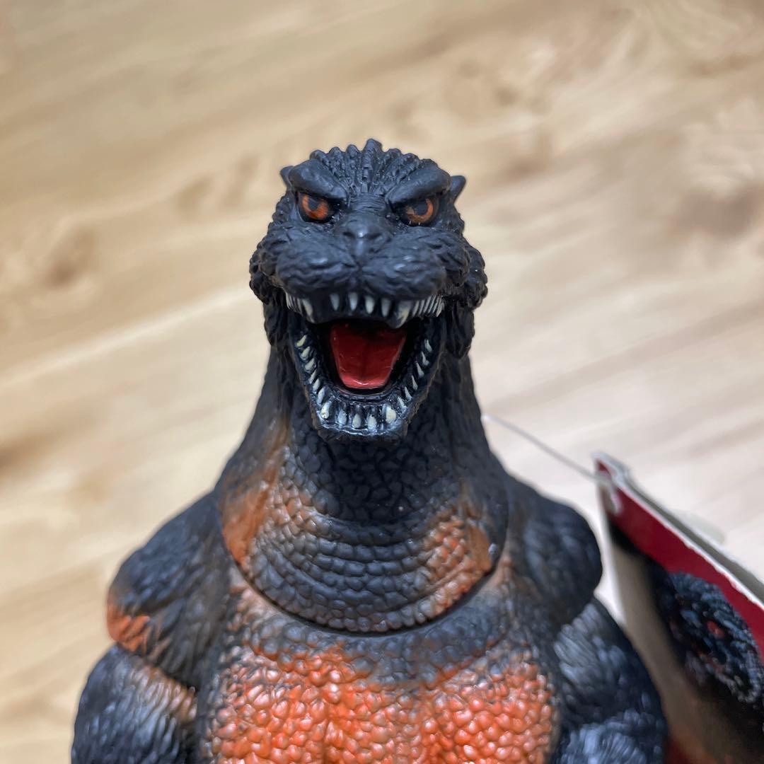 【希少タグ付】1995年 バーニングゴジラ ソフビ フィギュア 東宝