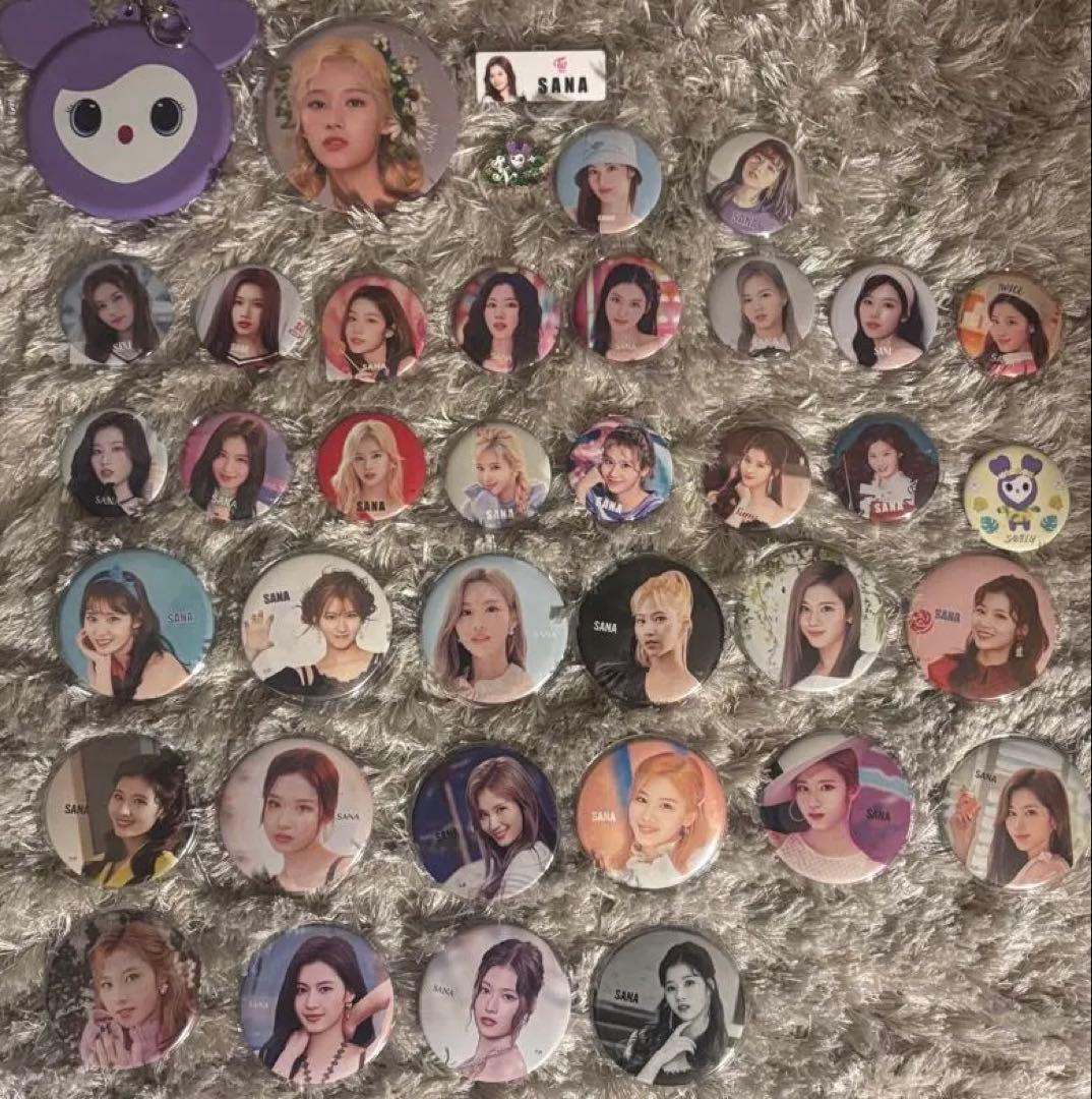 TWICE サナ　缶バッチ　38個
