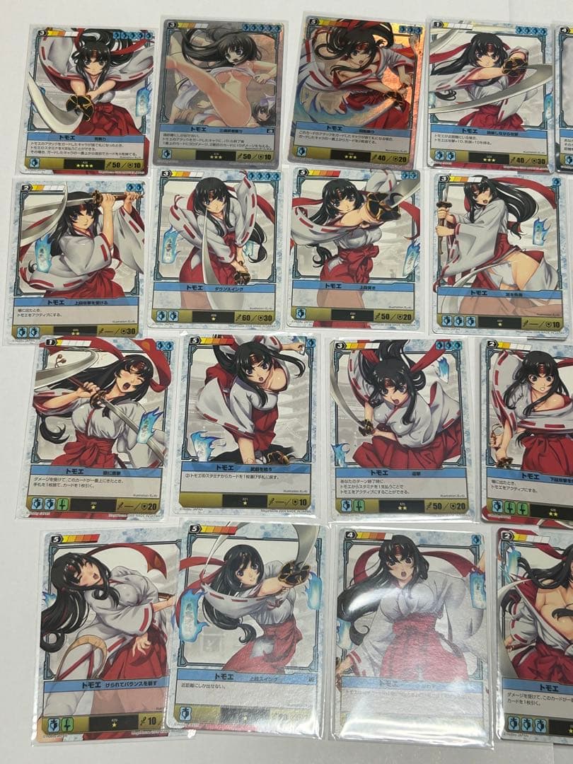 クイーンズブレイド　ザ・デュエル　トモエ　まとめ売りセット　キラ　Sレア