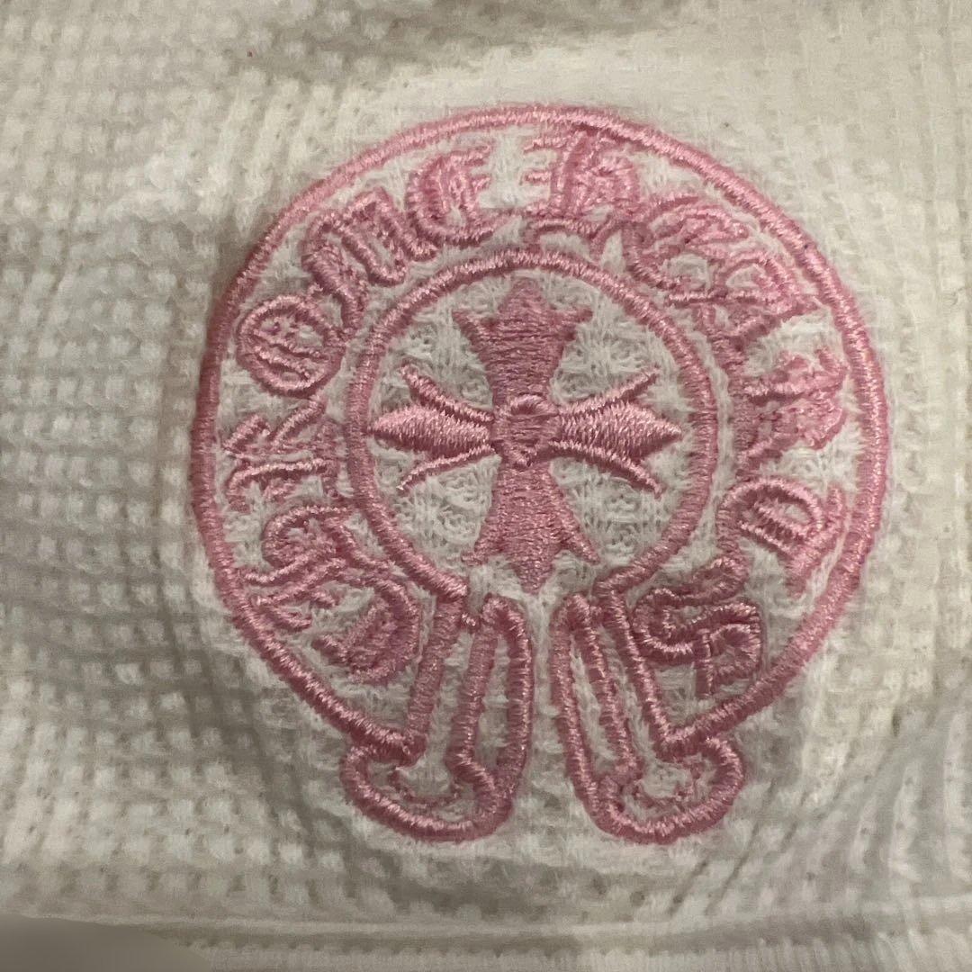 クロムハーツ サーマルビーニー ホースシュー刺繍　ニット帽　ホワイト