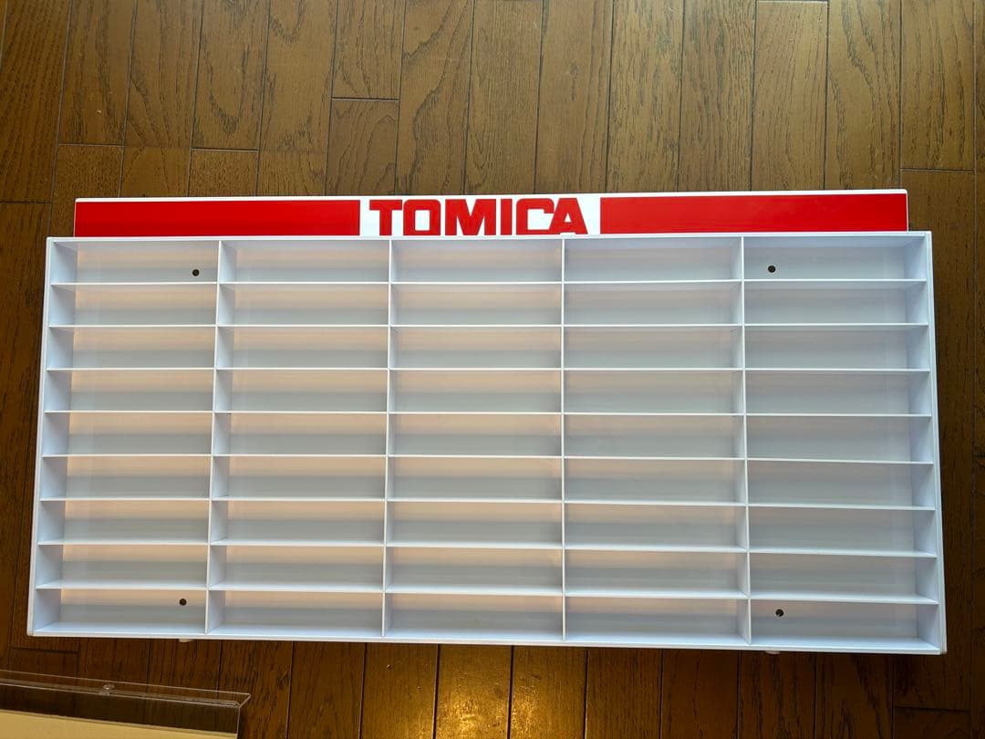 トミカ ミニカー収納ラック ホワイト　※上部ネジなし