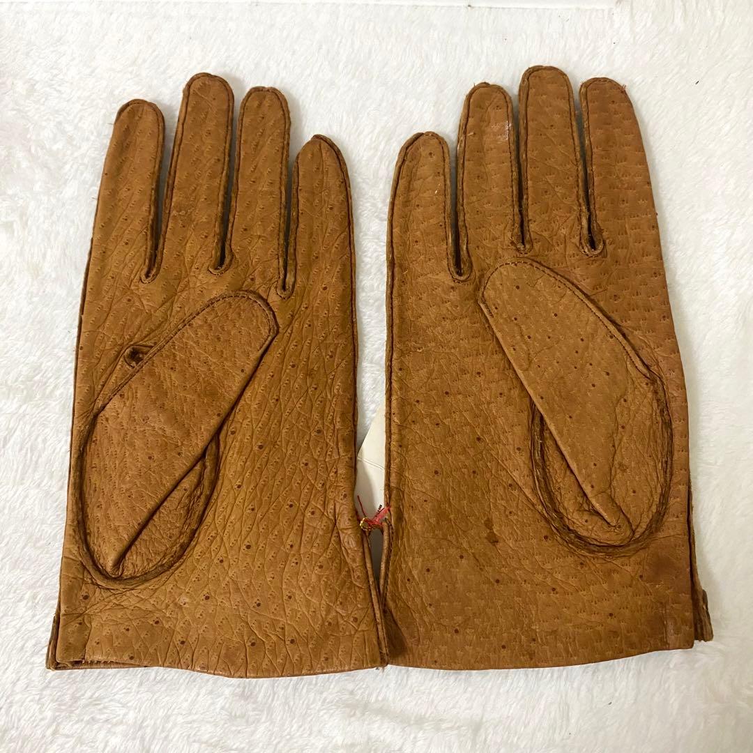 新品未使用　ヴィンテージ　ミラショーン　ペッカリー　手袋　24