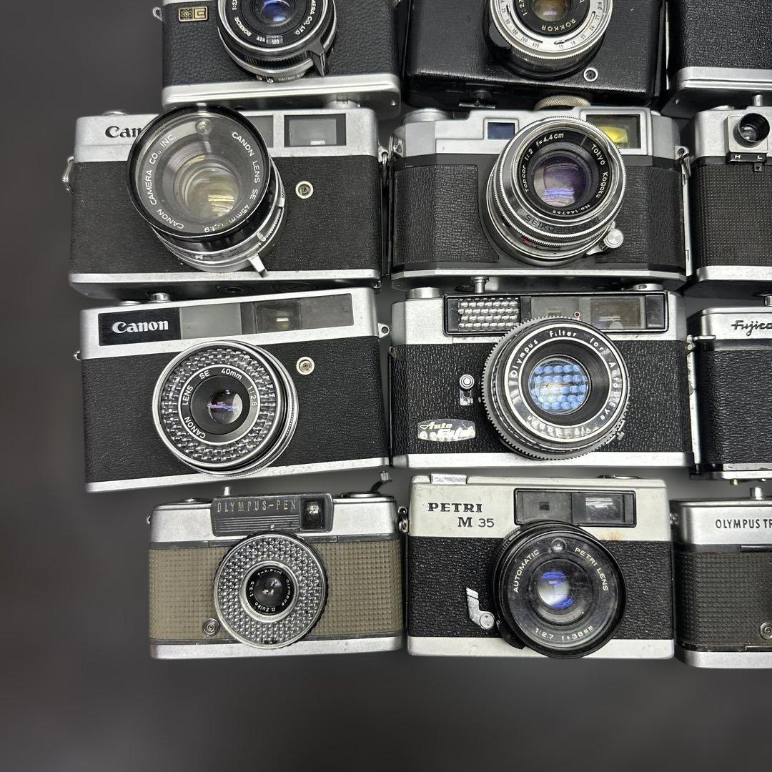 レンジファインダー　カメラ　④ 20台　まとめ　ジャンク　OLYMPUS等