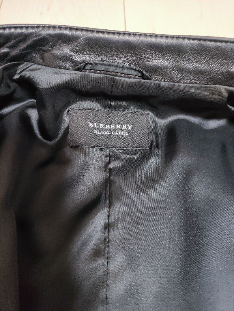 バーバリー　BURBERRY　ブラックレーベル　シングルライダース　サイズＬ