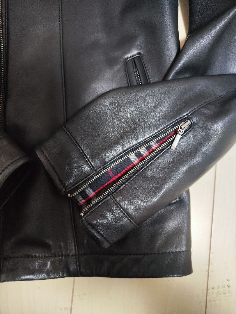 バーバリー　BURBERRY　ブラックレーベル　シングルライダース　サイズＬ