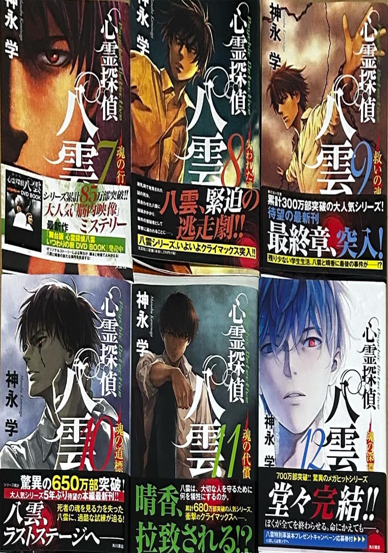 ぴ*ぴ様 心霊探偵八雲シリーズ　26冊（単行本17冊、文庫本9冊）