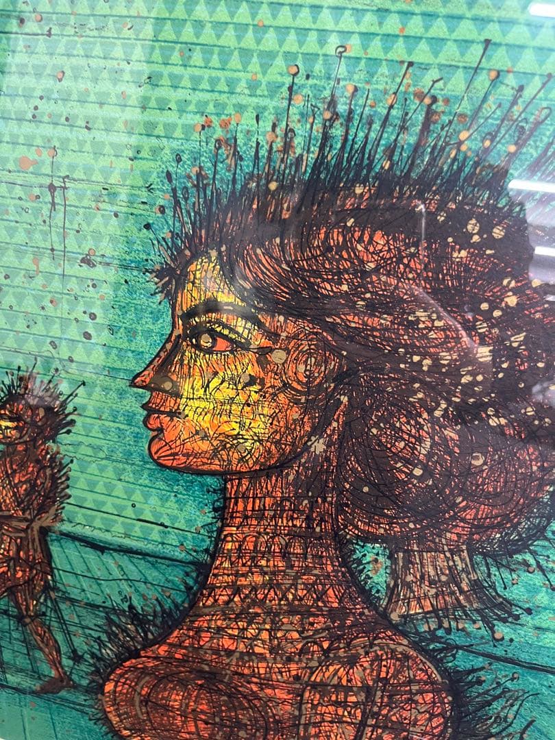 リトグラフ Jean Carzou ジャン・カルズー　セレモニー　直筆サイン