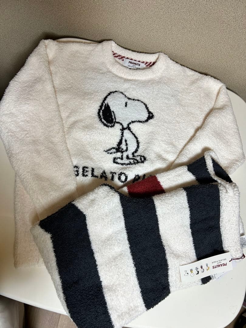 ♡かいママ♡ ♪ジェラートピケ スヌーピー　上下セット♪