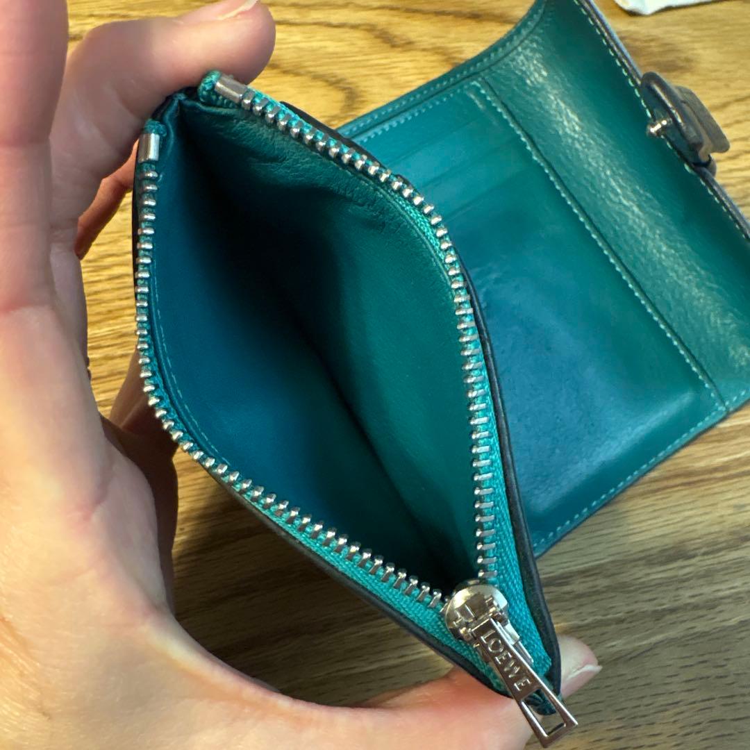 【ビジー】LOEWE バーティカル　スモール　ウォレット　廃盤カラー