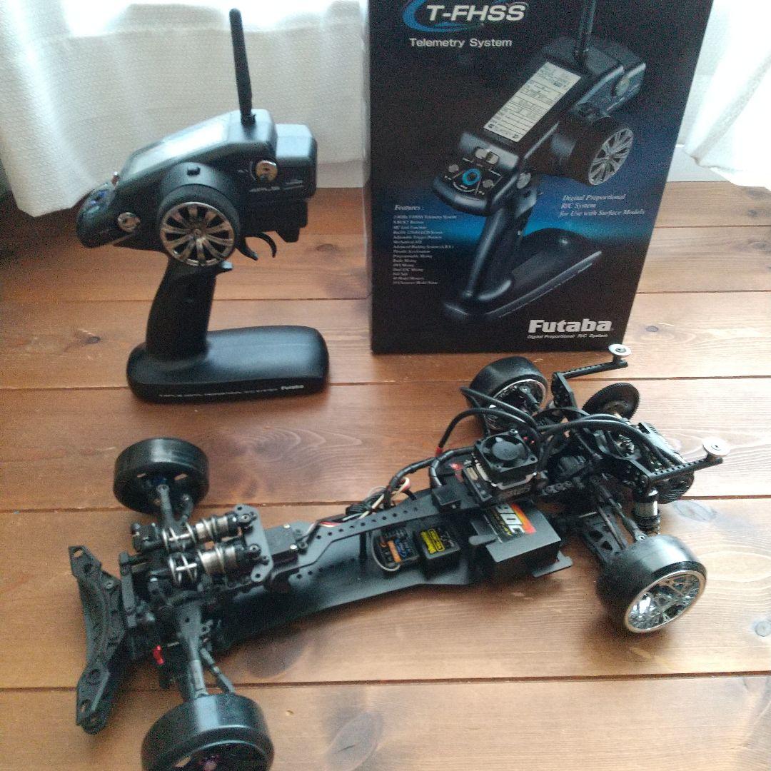 ラジコン 1/10 サクラD5 シャーシ、メカ、プロポセット