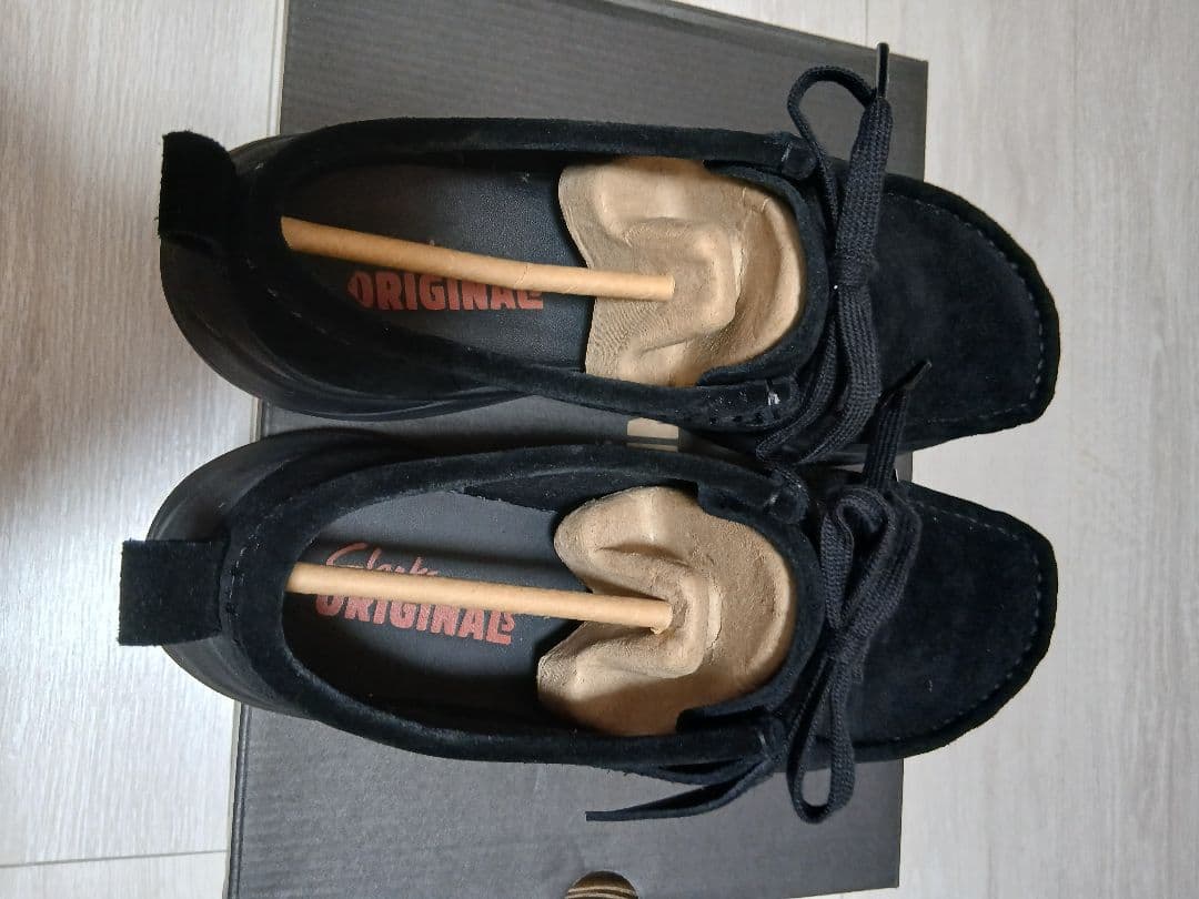 クラークス　ワラエデンロー　ブラックスウェード