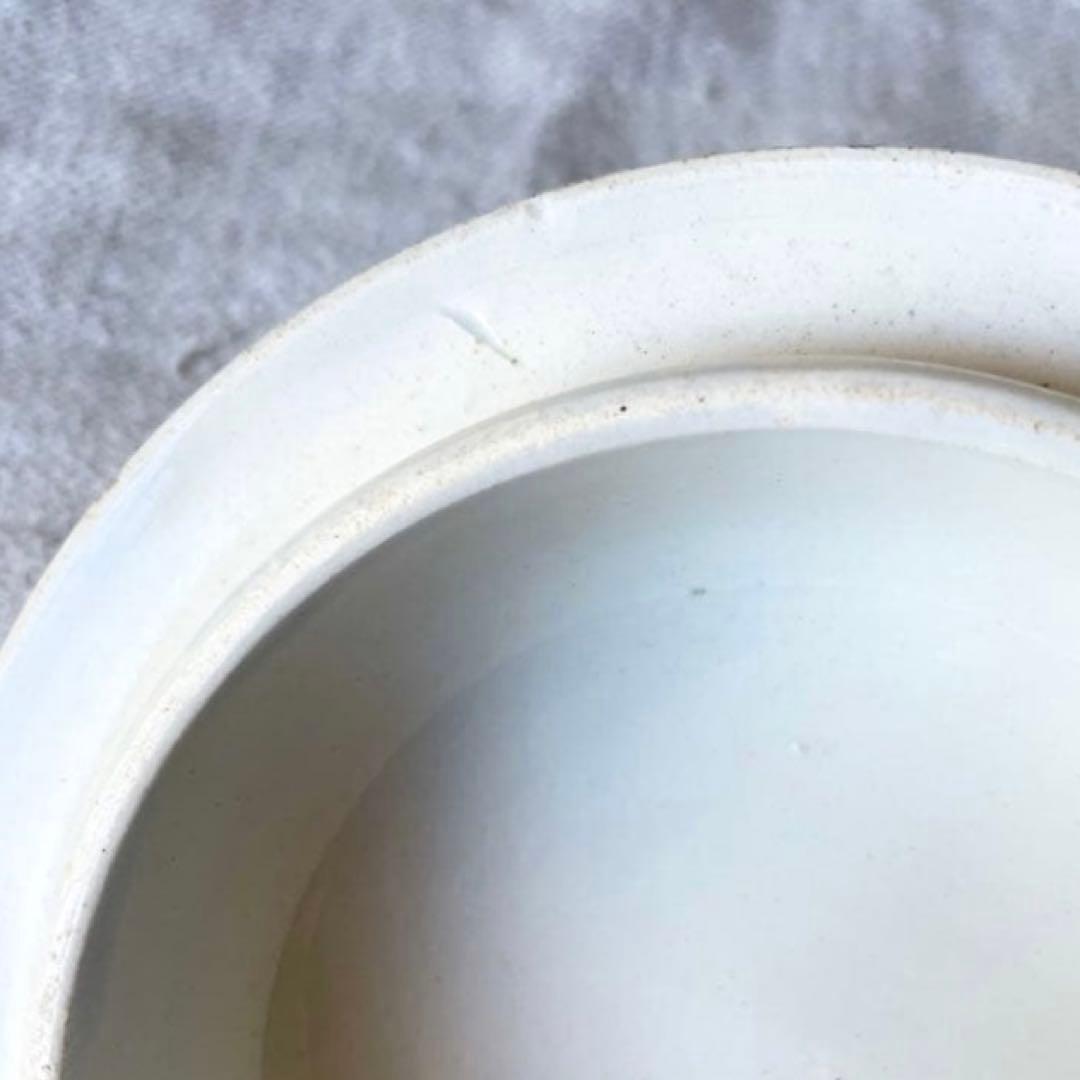 クレイユモントロー 花柄ブイヨンボウル スーピエール　フランスアンティーク