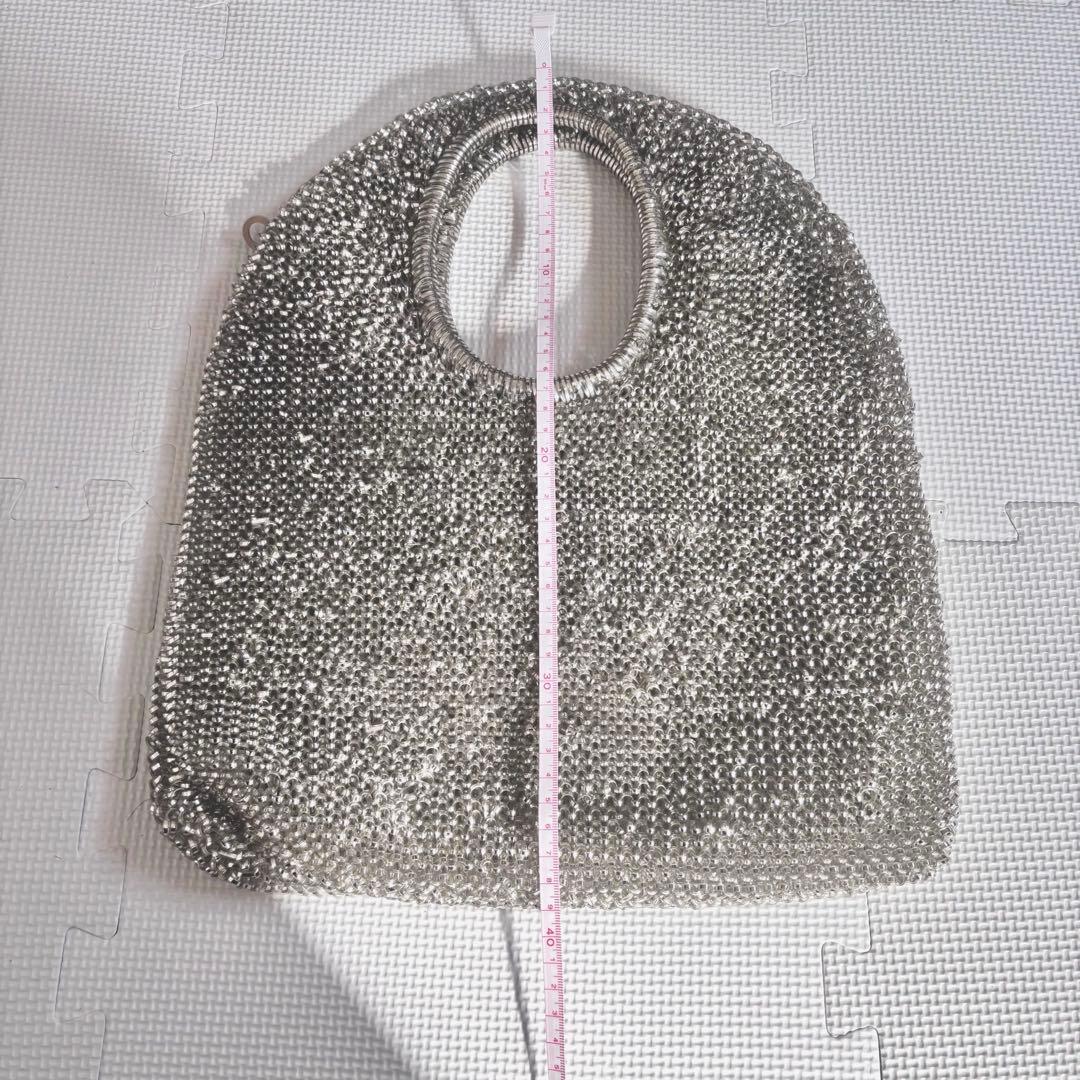 美品　アンテプリマ　ANTEPRIMA ハンドバッグ　シルバー