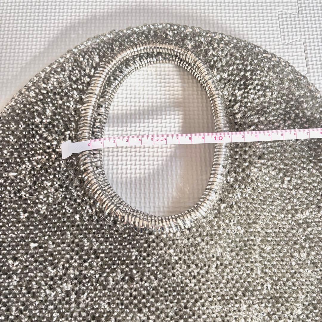 美品　アンテプリマ　ANTEPRIMA ハンドバッグ　シルバー