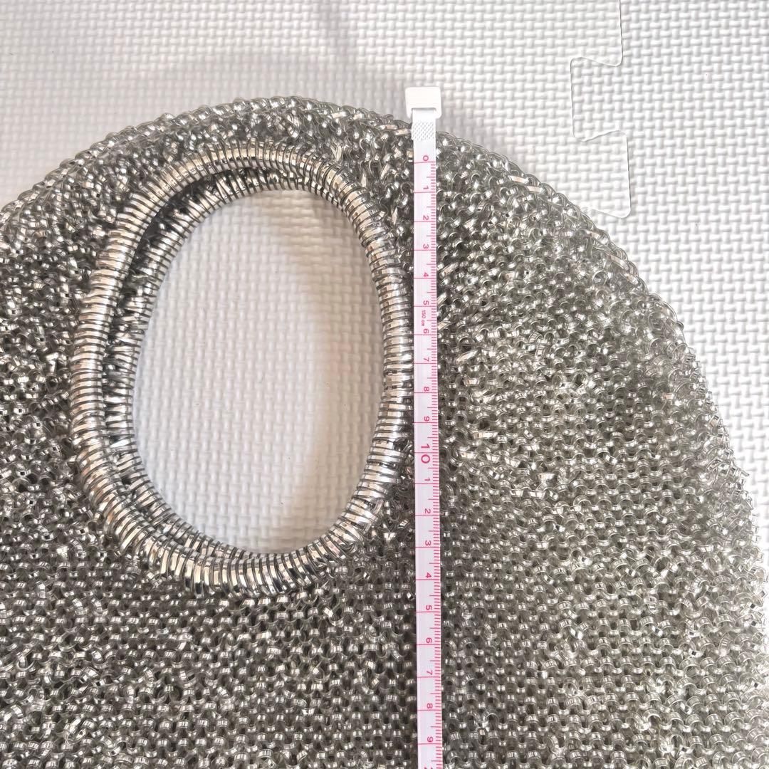 美品　アンテプリマ　ANTEPRIMA ハンドバッグ　シルバー