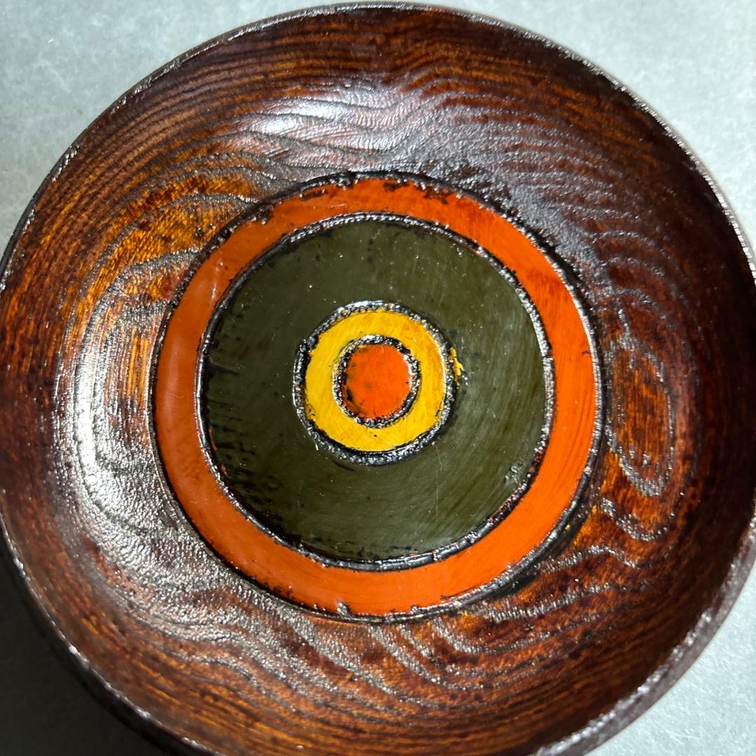 村瀬治兵衛　独楽　茶托　５客