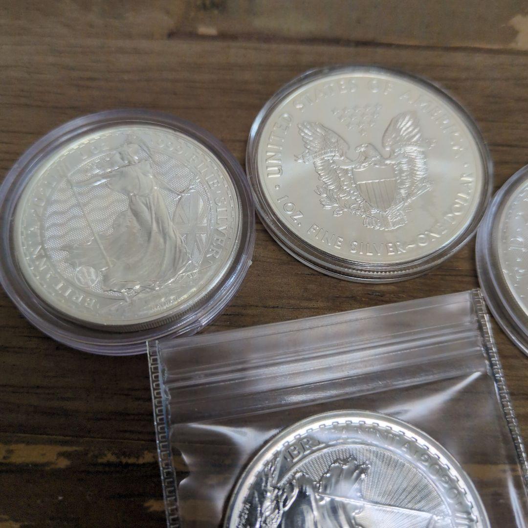 1oz　銀貨　5枚セット