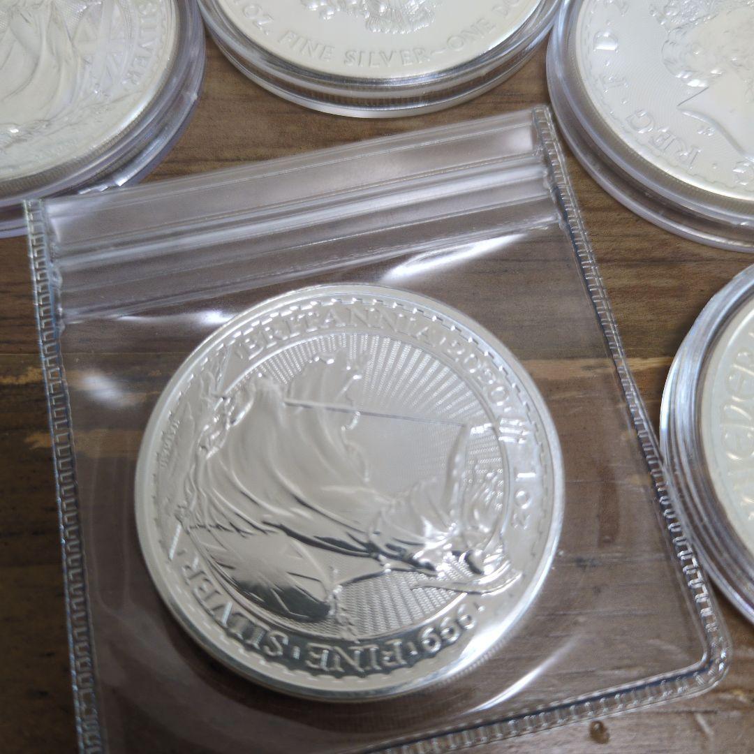 1oz　銀貨　5枚セット
